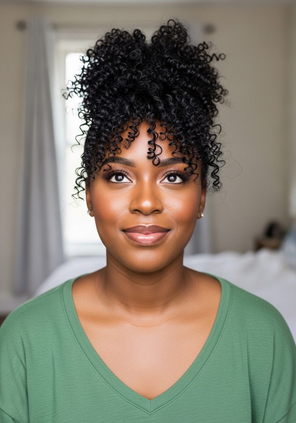Pineapple Updo Hairstyle