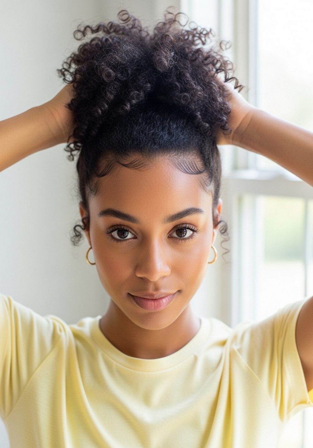 Puff Ponytail Track Hairstyle