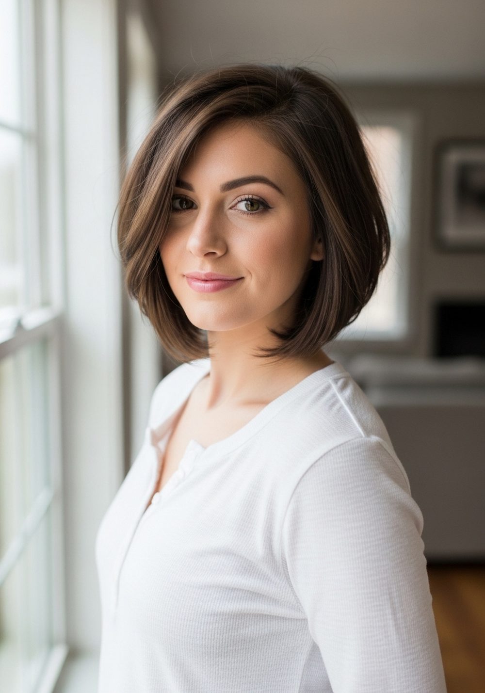 Side-Part Cowboy Bob Hairstyle