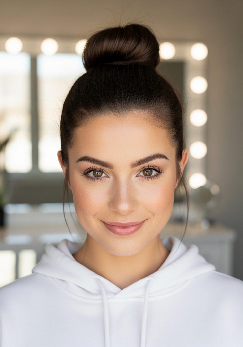 Sleek High Bun Track Hairstyle