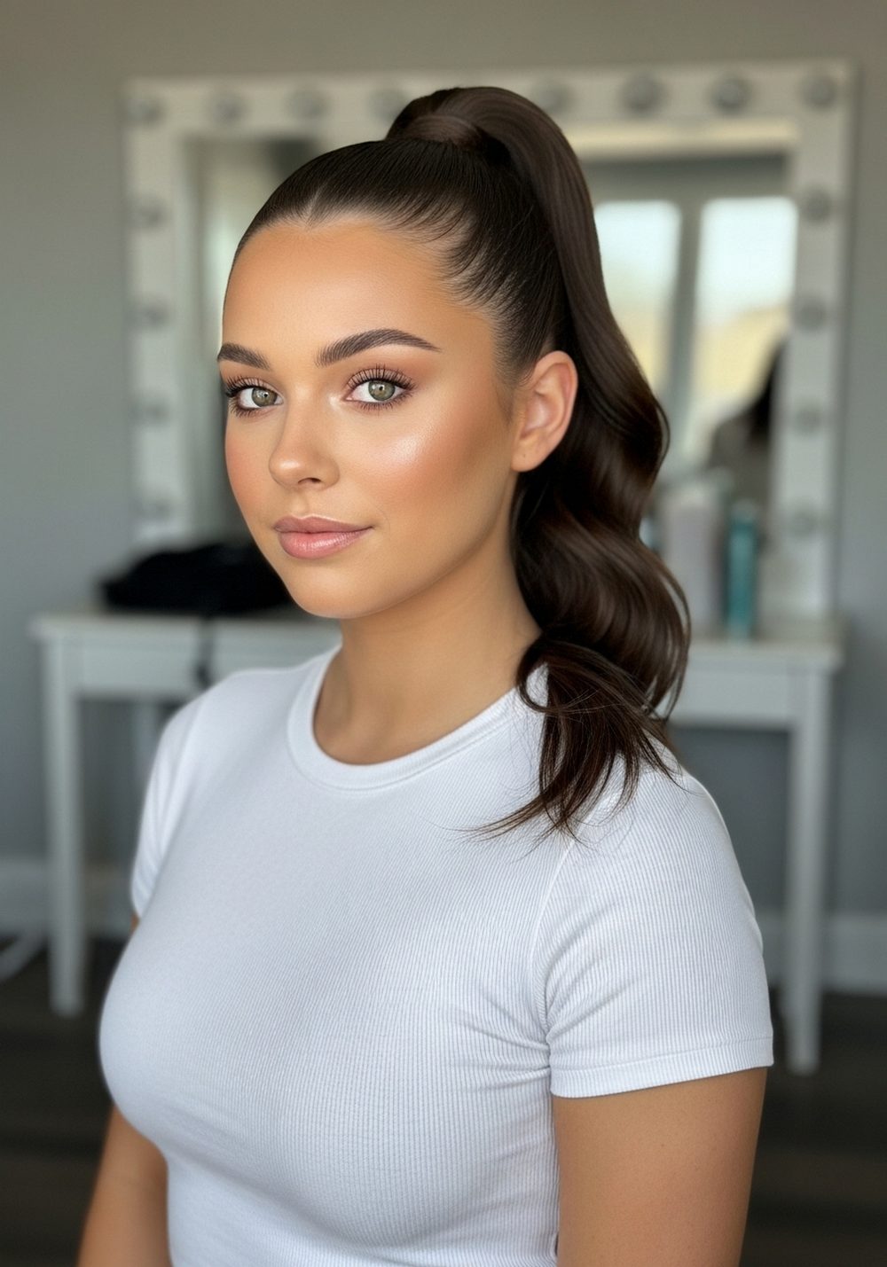 Sleek High Ponytail Hairstyle