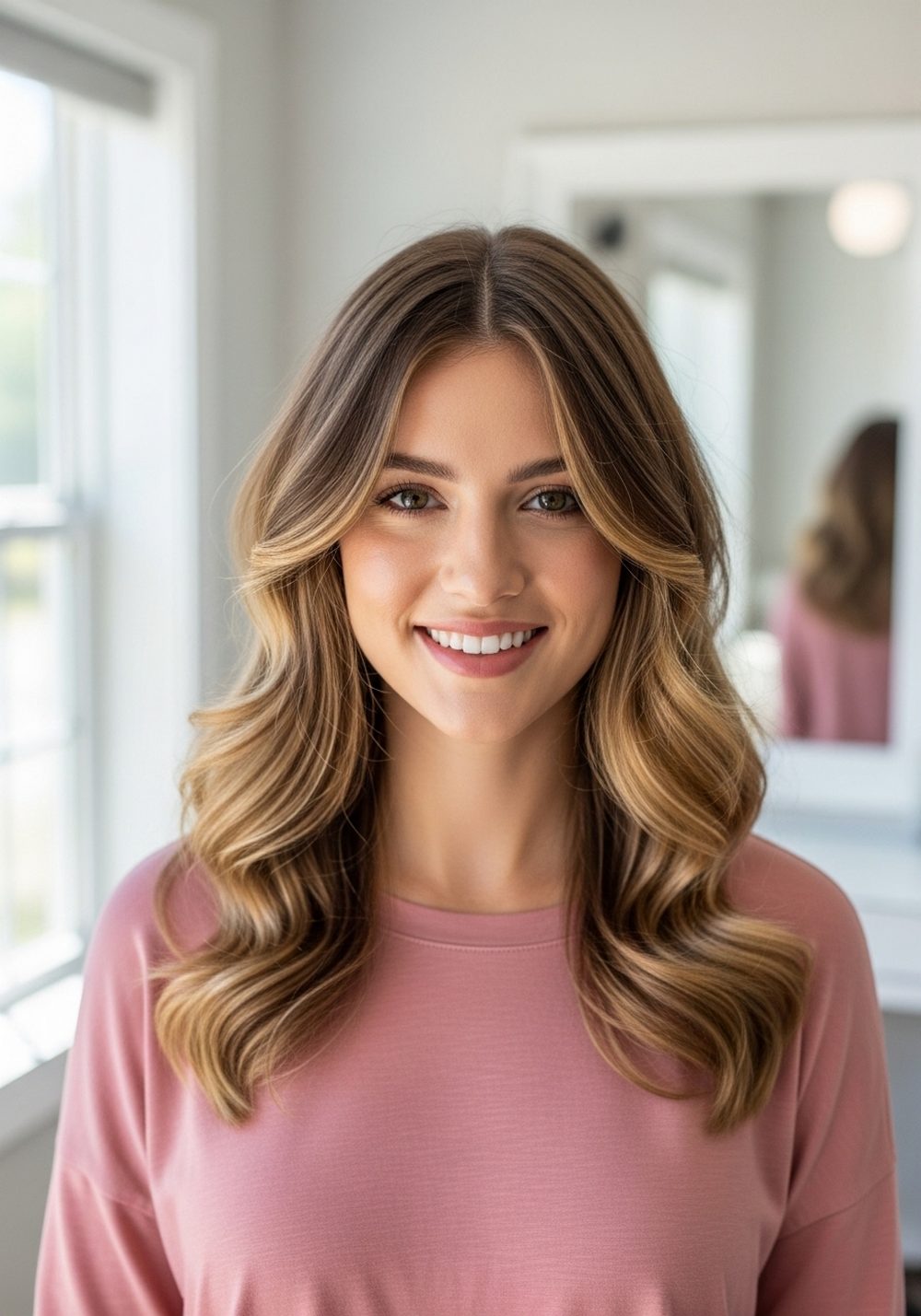 Soft Curl Butterfly Cut Hairstyle