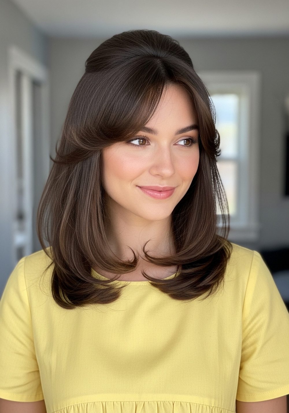 Soft Flip Butterfly Cut Hairstyle
