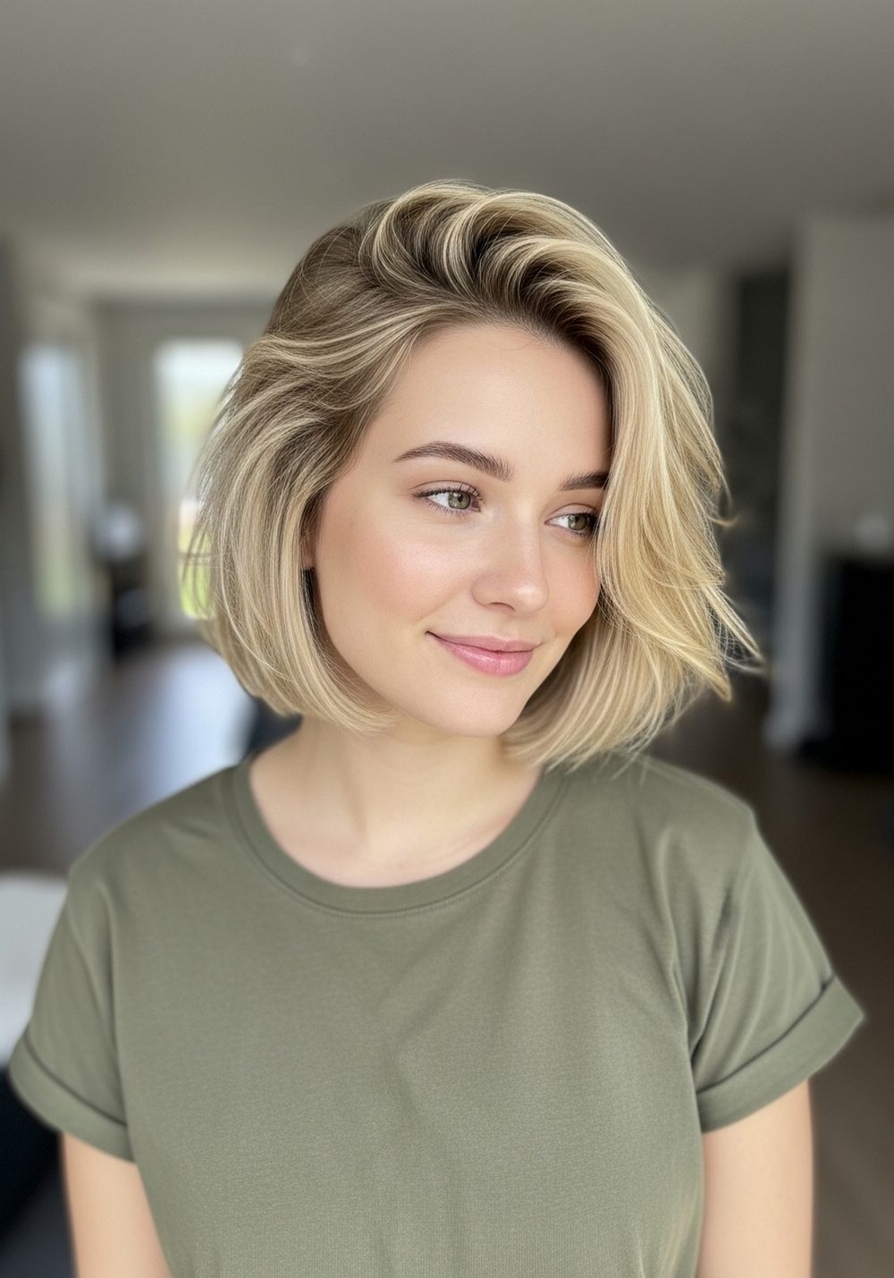 Textured Short French Bob Hairstyle
