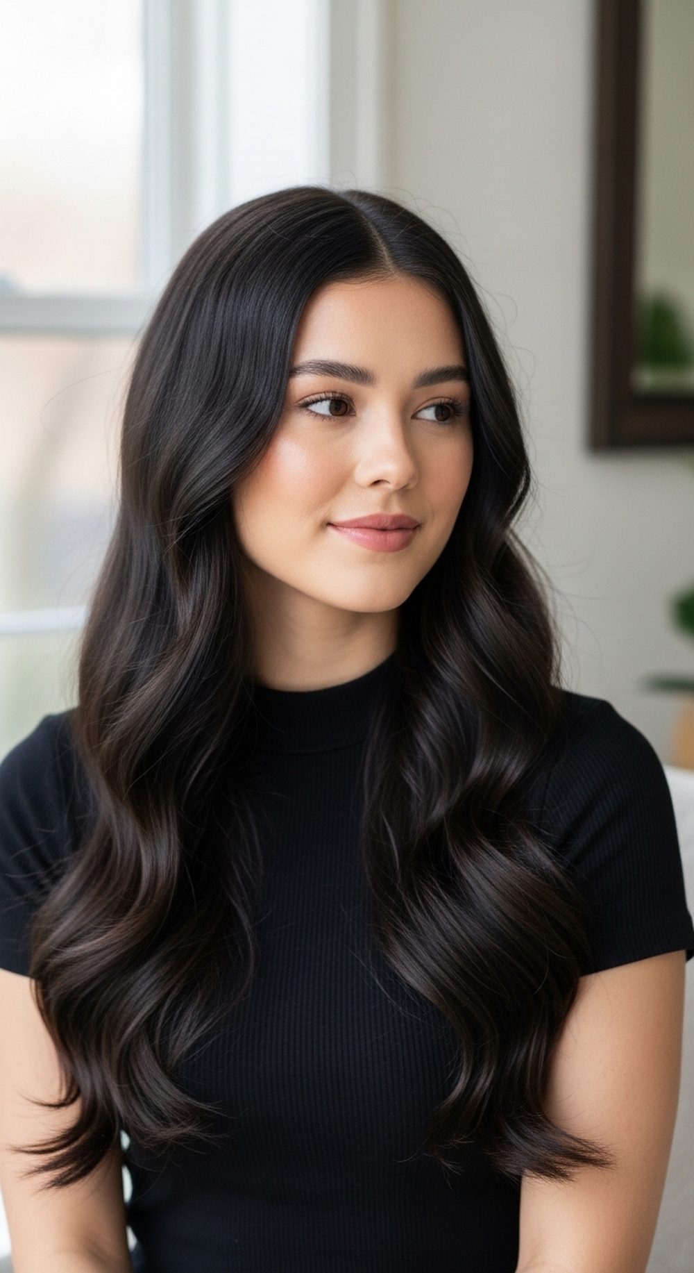 Victorian-Inspired Gothic Waves Hairstyle
