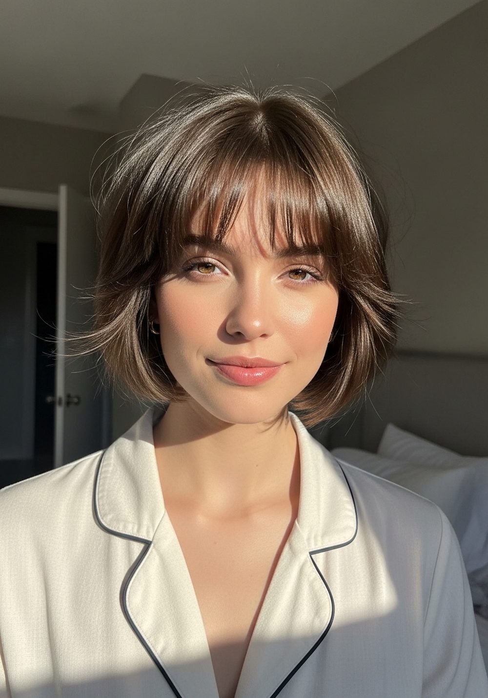 Wispy Bang Bixie Cut Hairstyle