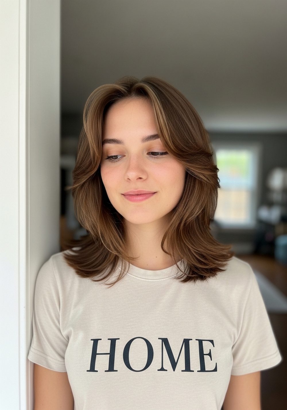 Wispy Cheekbone Layers Hairstyle