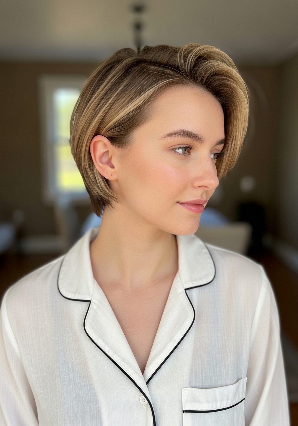 Wispy Nape Contour Pixie Hairstyle