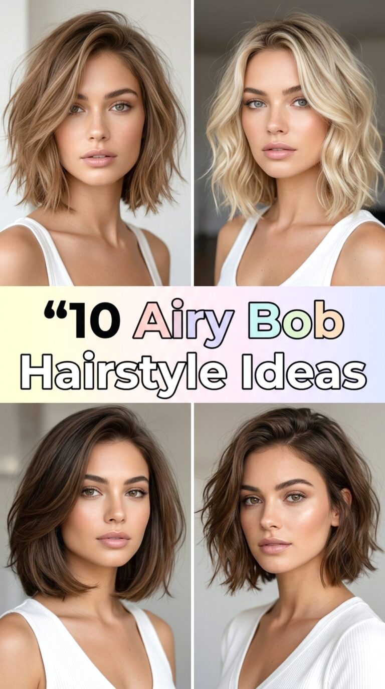 Airy Bob Hairstyle Ideas
