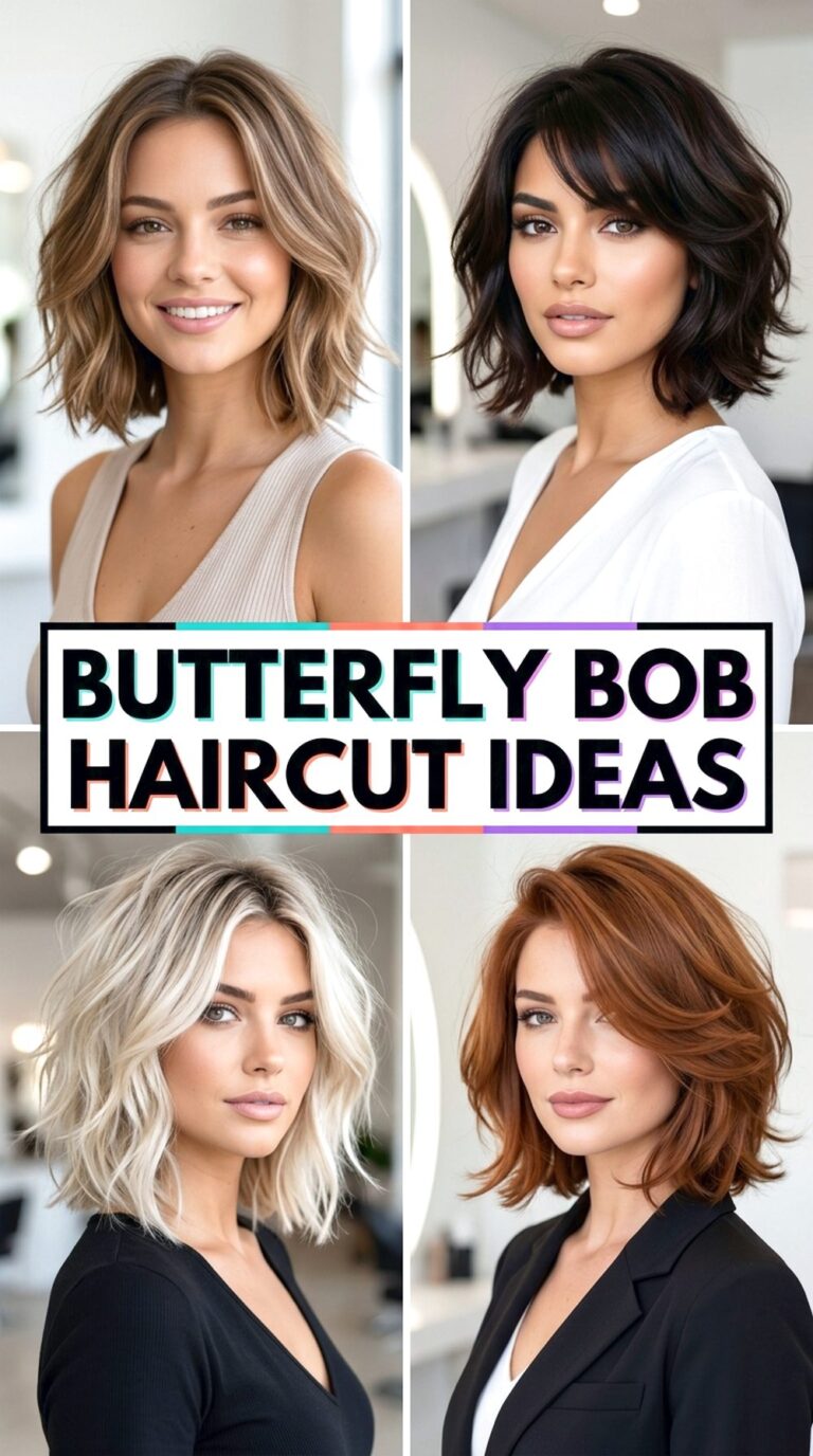 Butterfly Bob Haircut Ideas