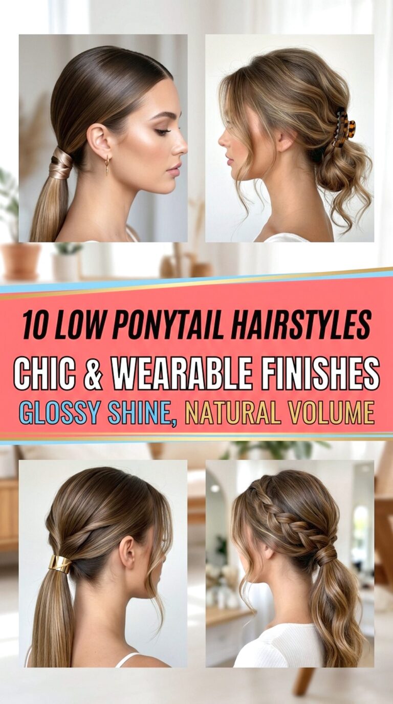 Low Ponytail Hairstyles