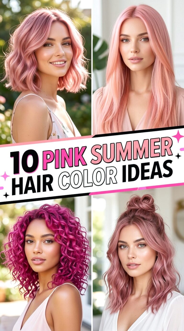 Pink Summer Hair Color Ideas
