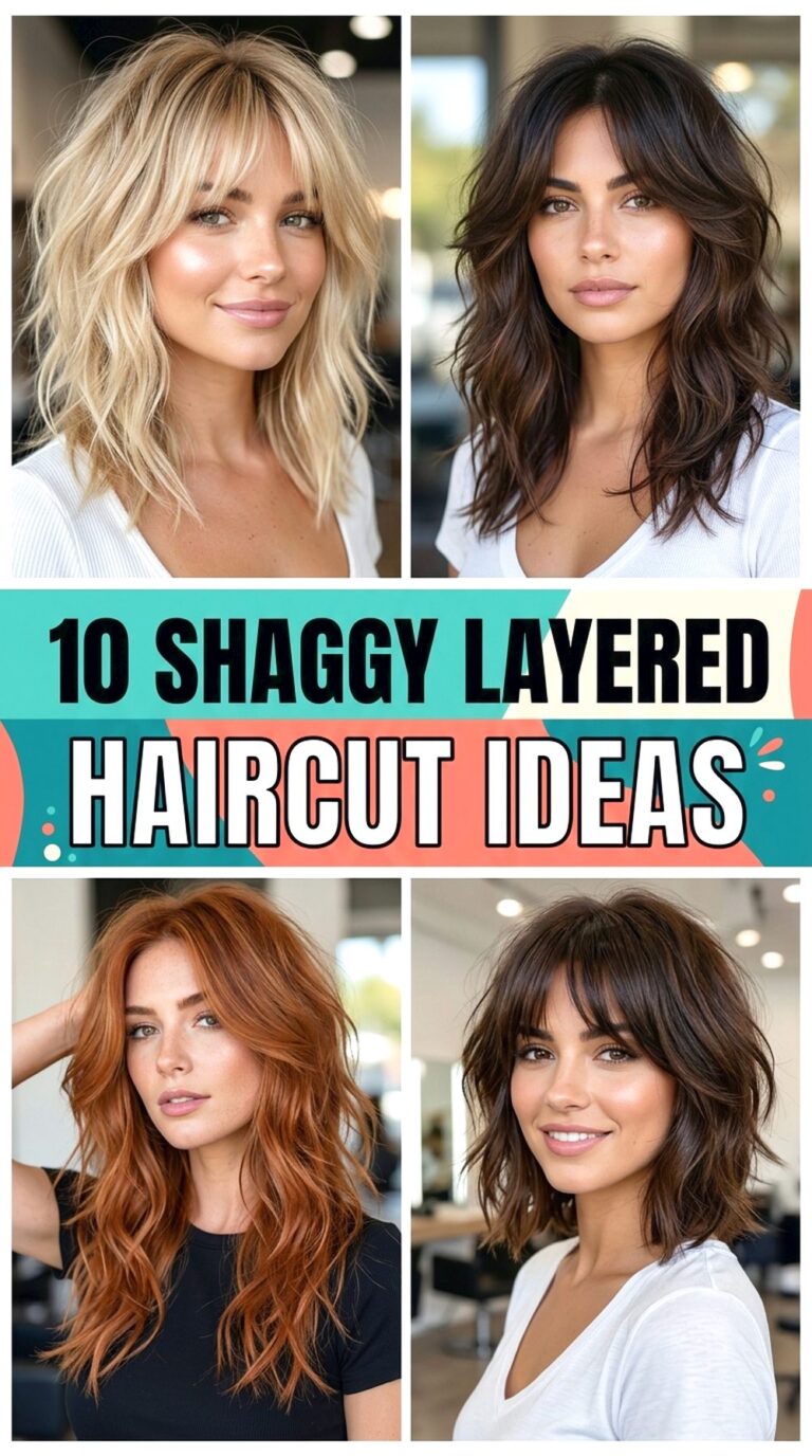 Shaggy Layered Haircut Ideas