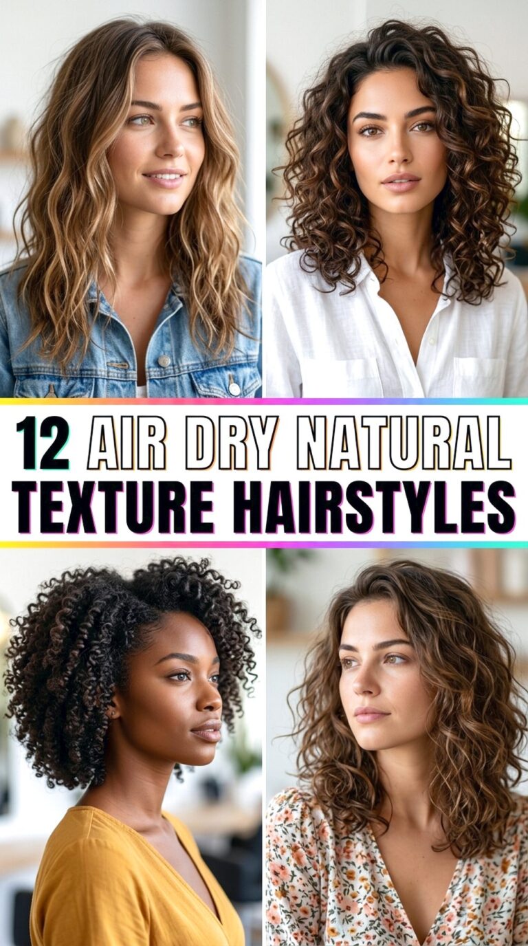 Air Dry Natural Texture Hairstyles