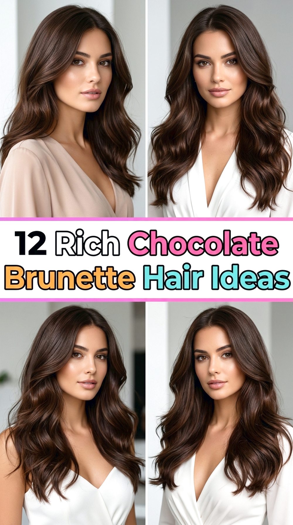 Rich Chocolate Brunette Hair Ideas