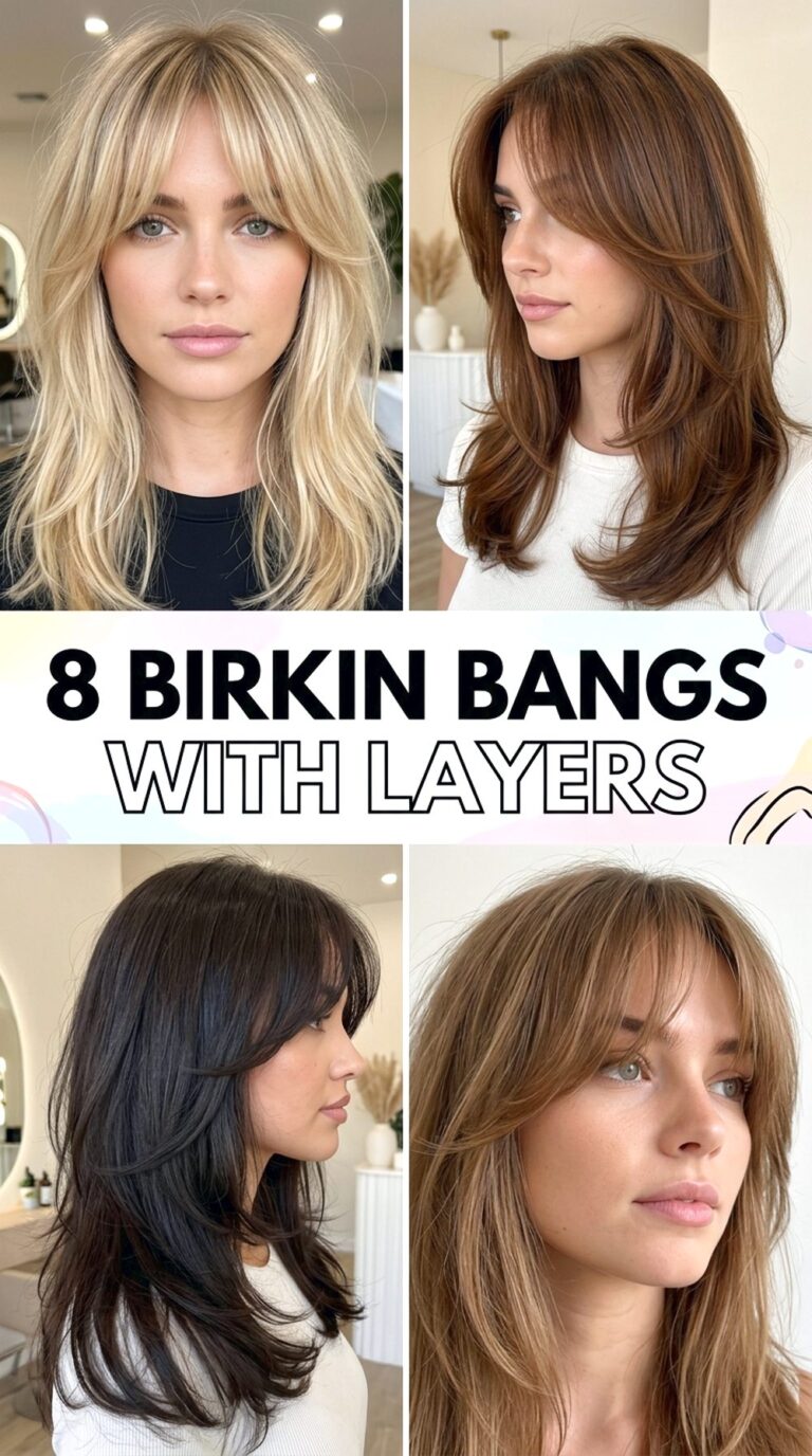 Birkin Bangs With Layers