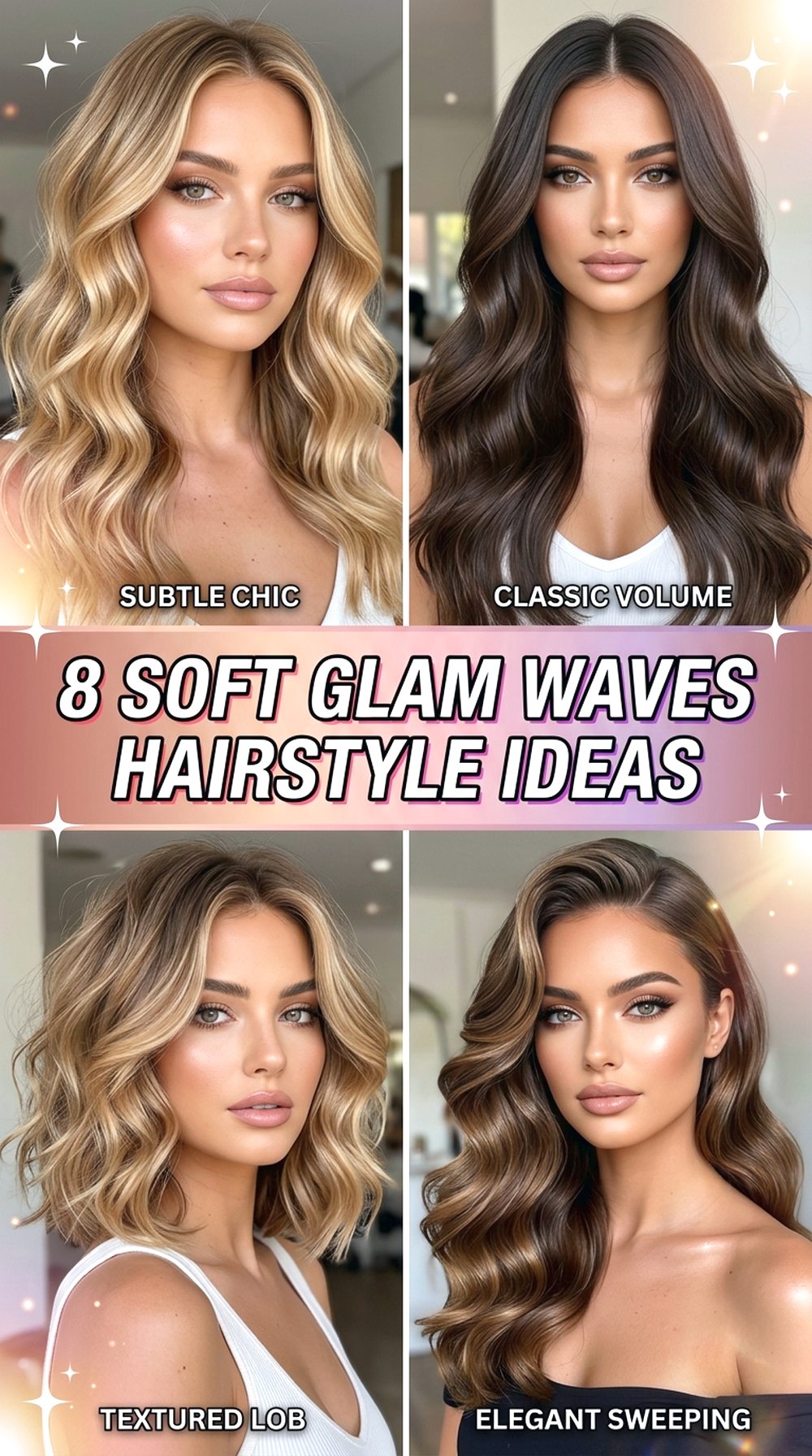 Soft Glam Waves Hairstyle Ideas