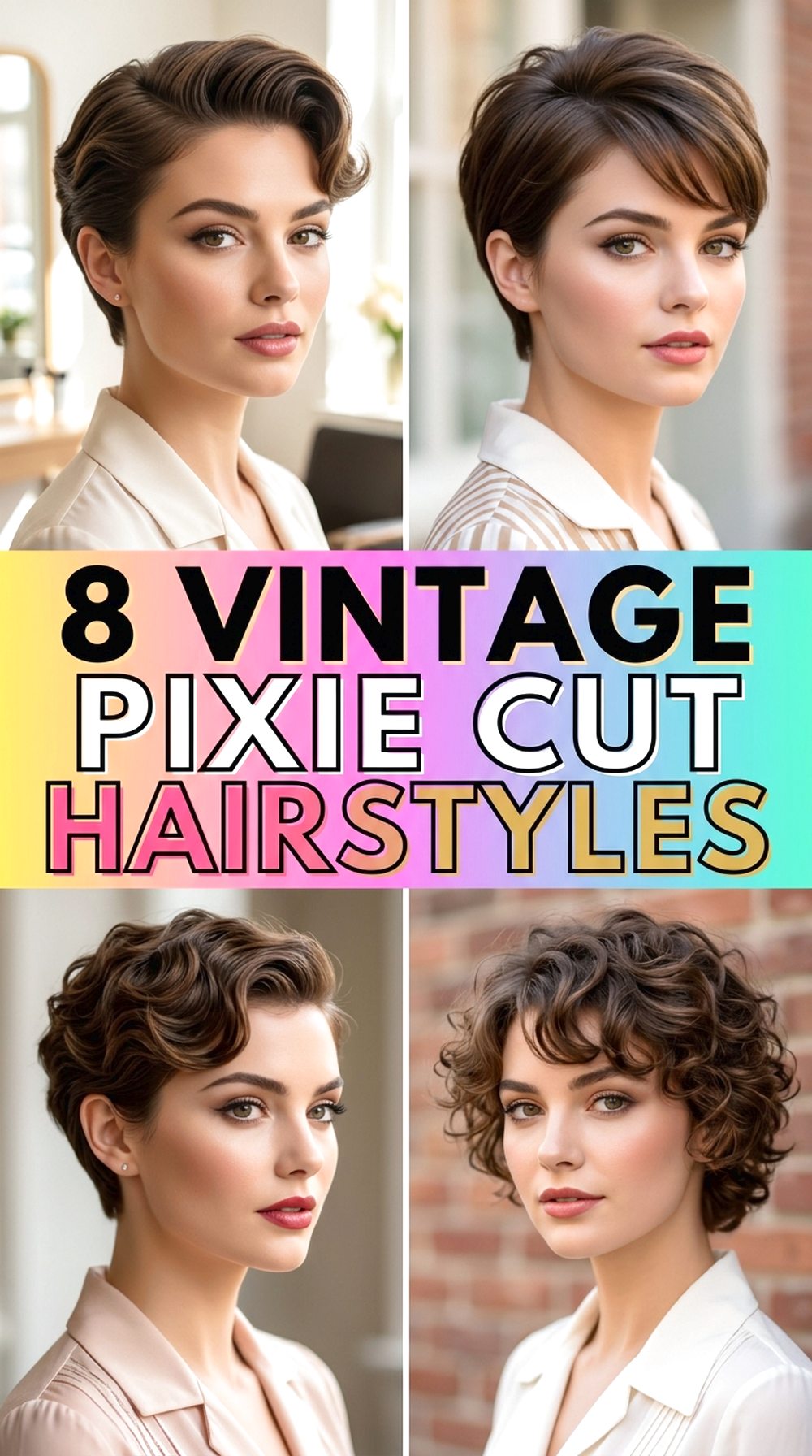 Vintage Pixie Cut Hairstyles