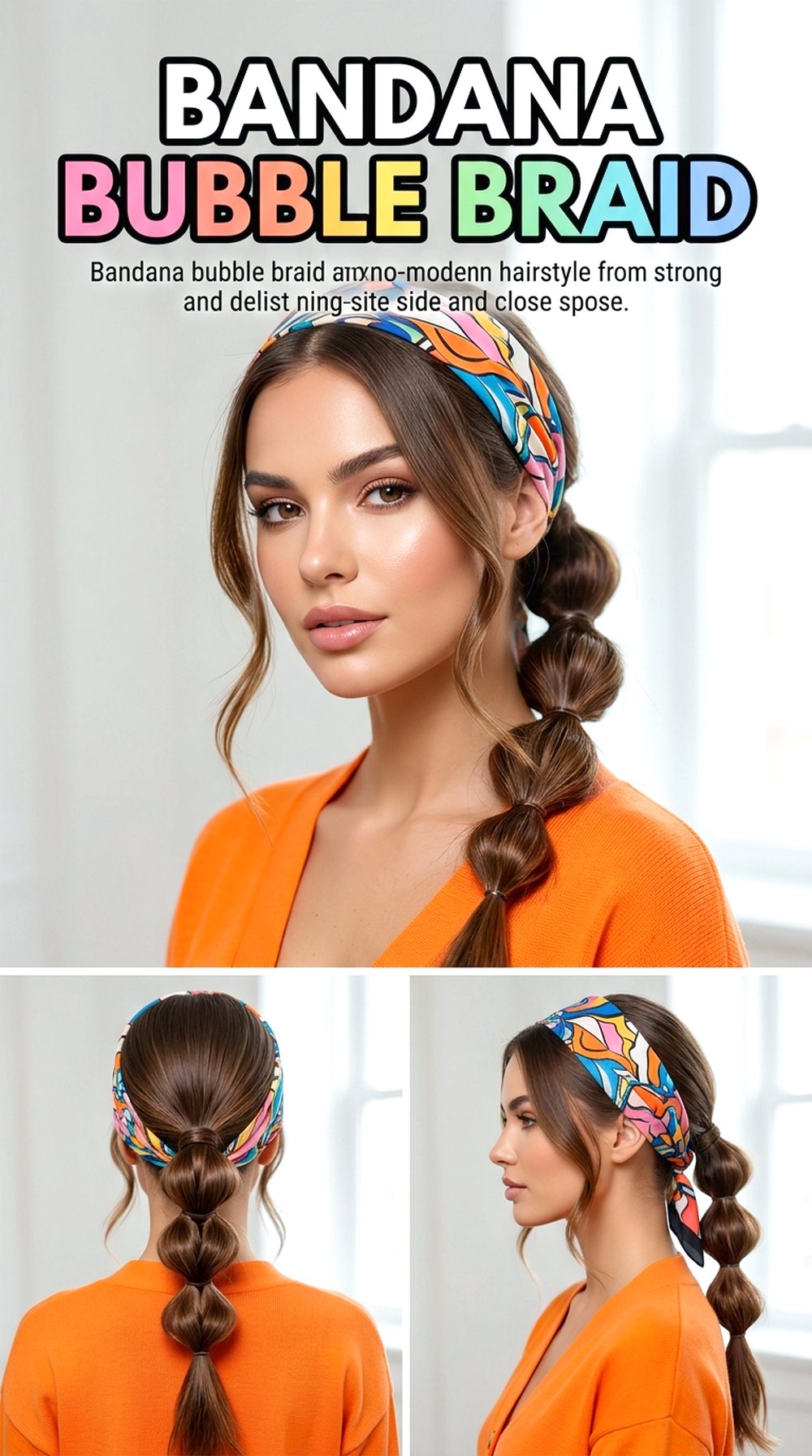 Bandana Bubble Braid