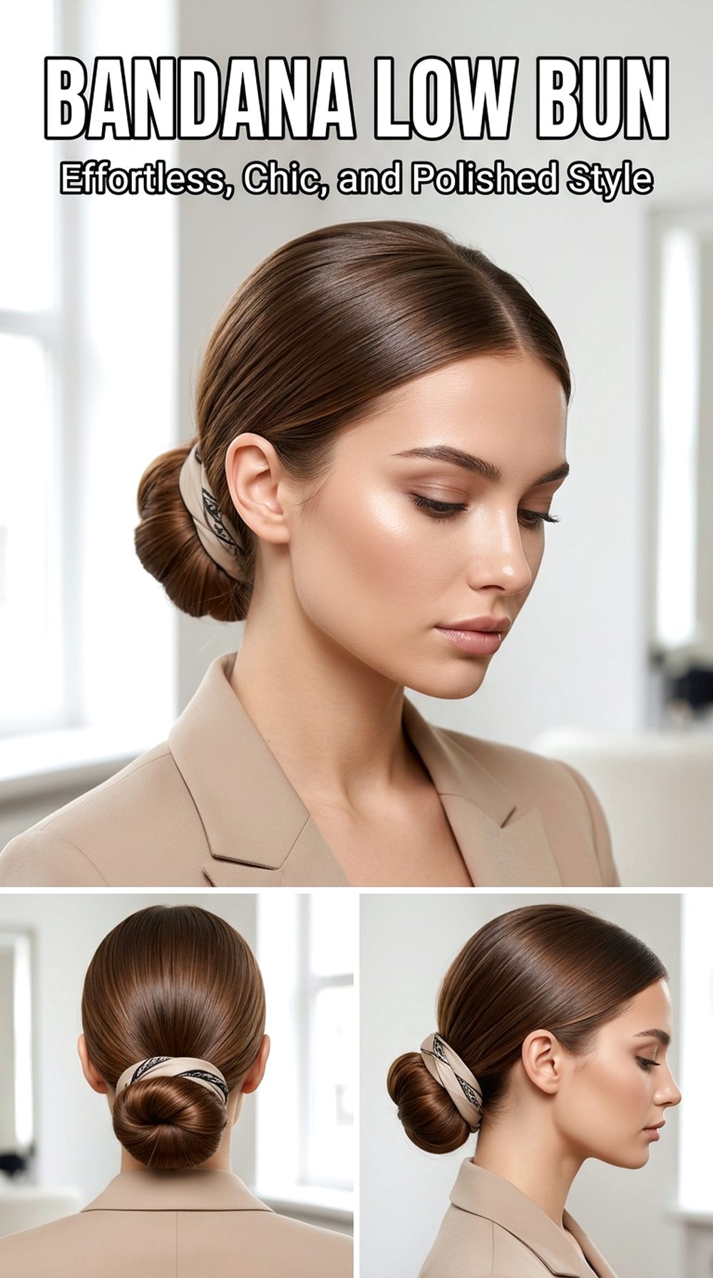 Bandana Low Bun