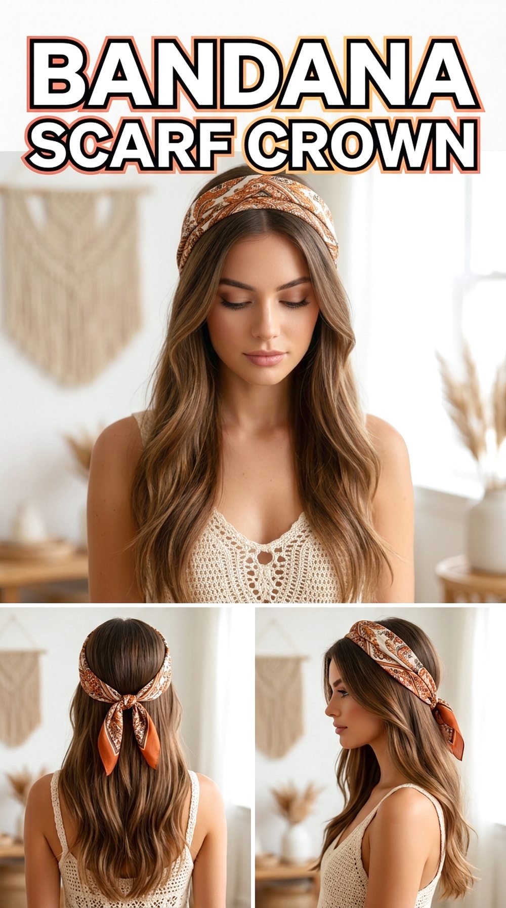 Bandana Scarf Crown