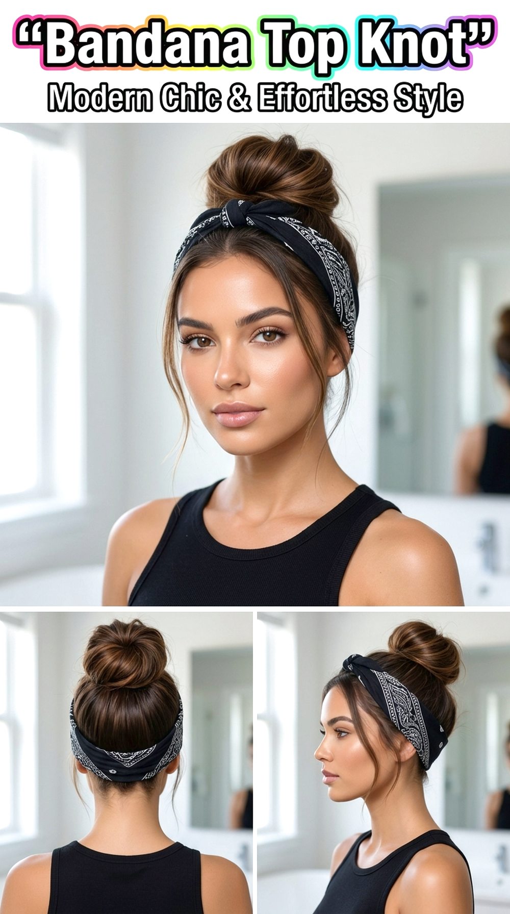 Bandana Top Knot