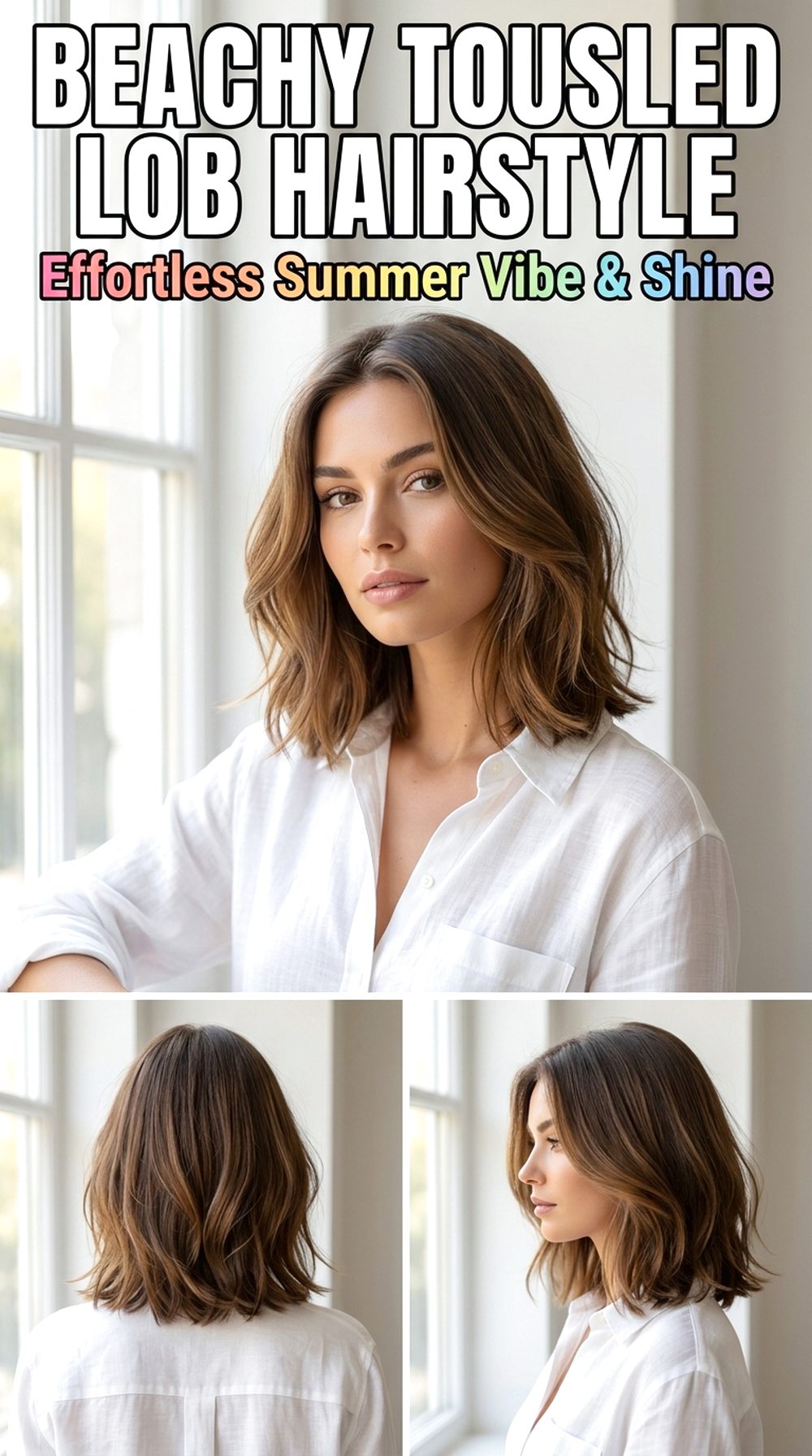 Beachy Tousled Lob