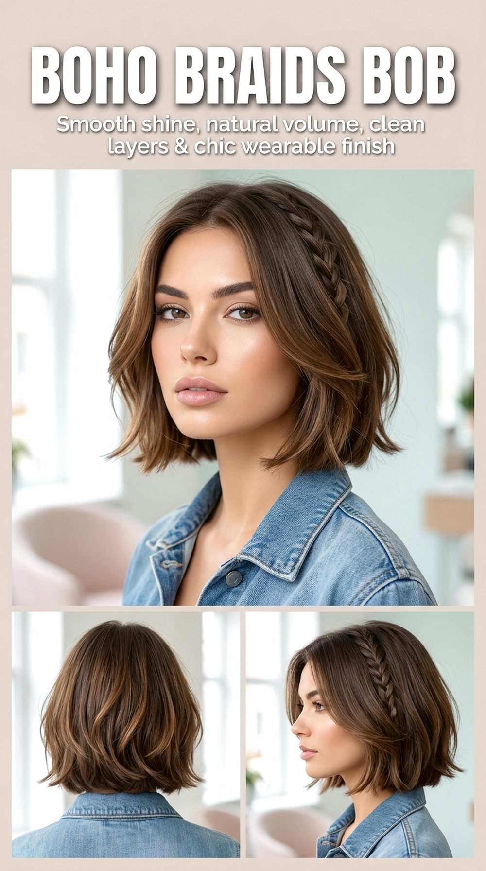 Boho Braids Bob
