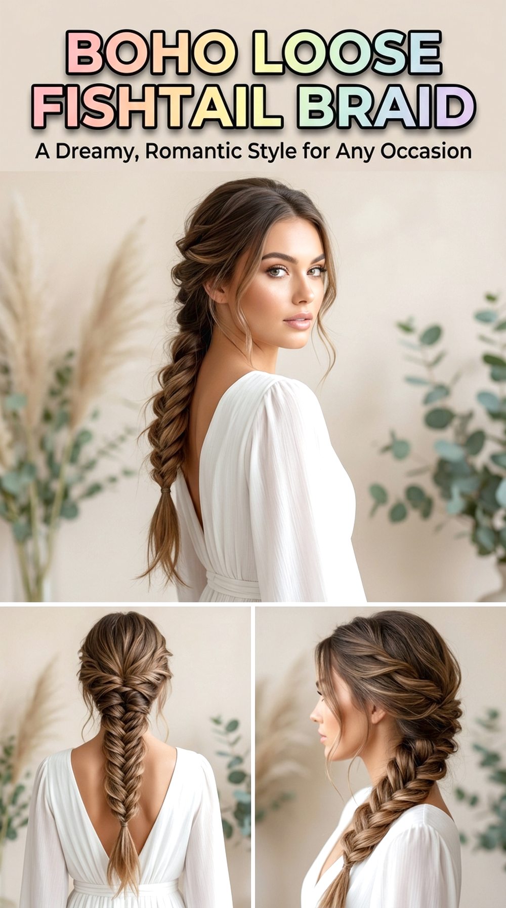 Boho Loose Fishtail Braid