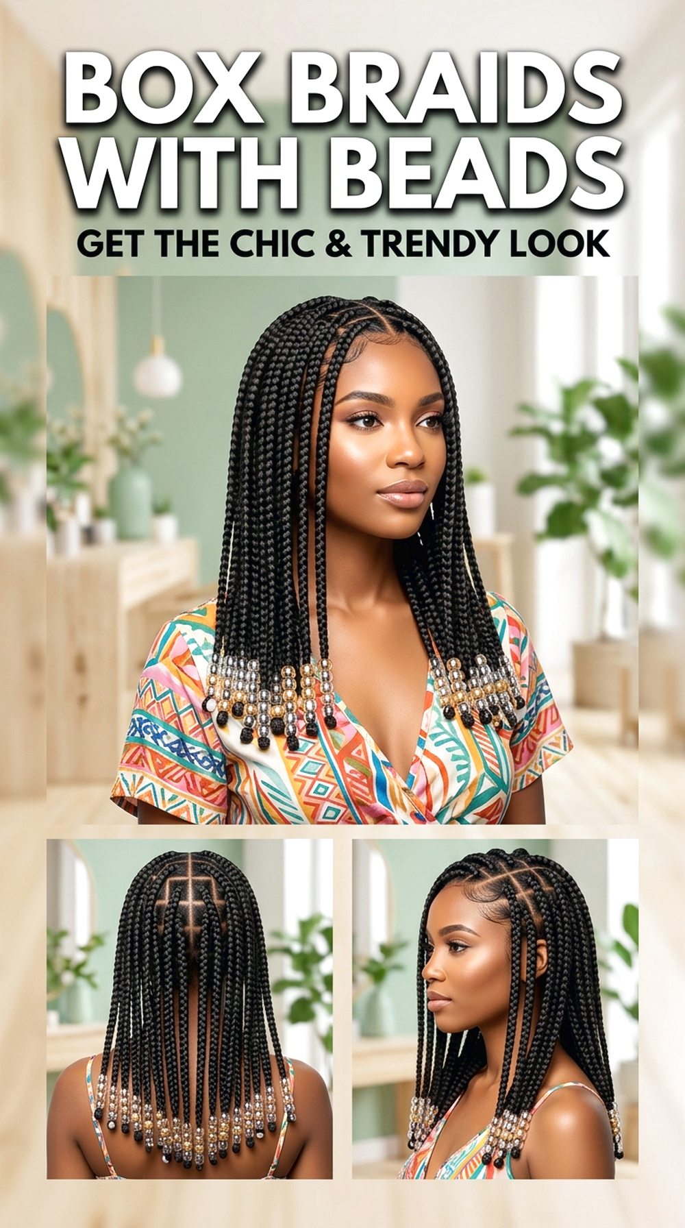 Box Braids With Beads