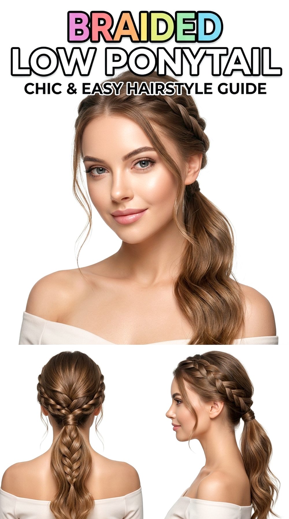 Braided Low Ponytail