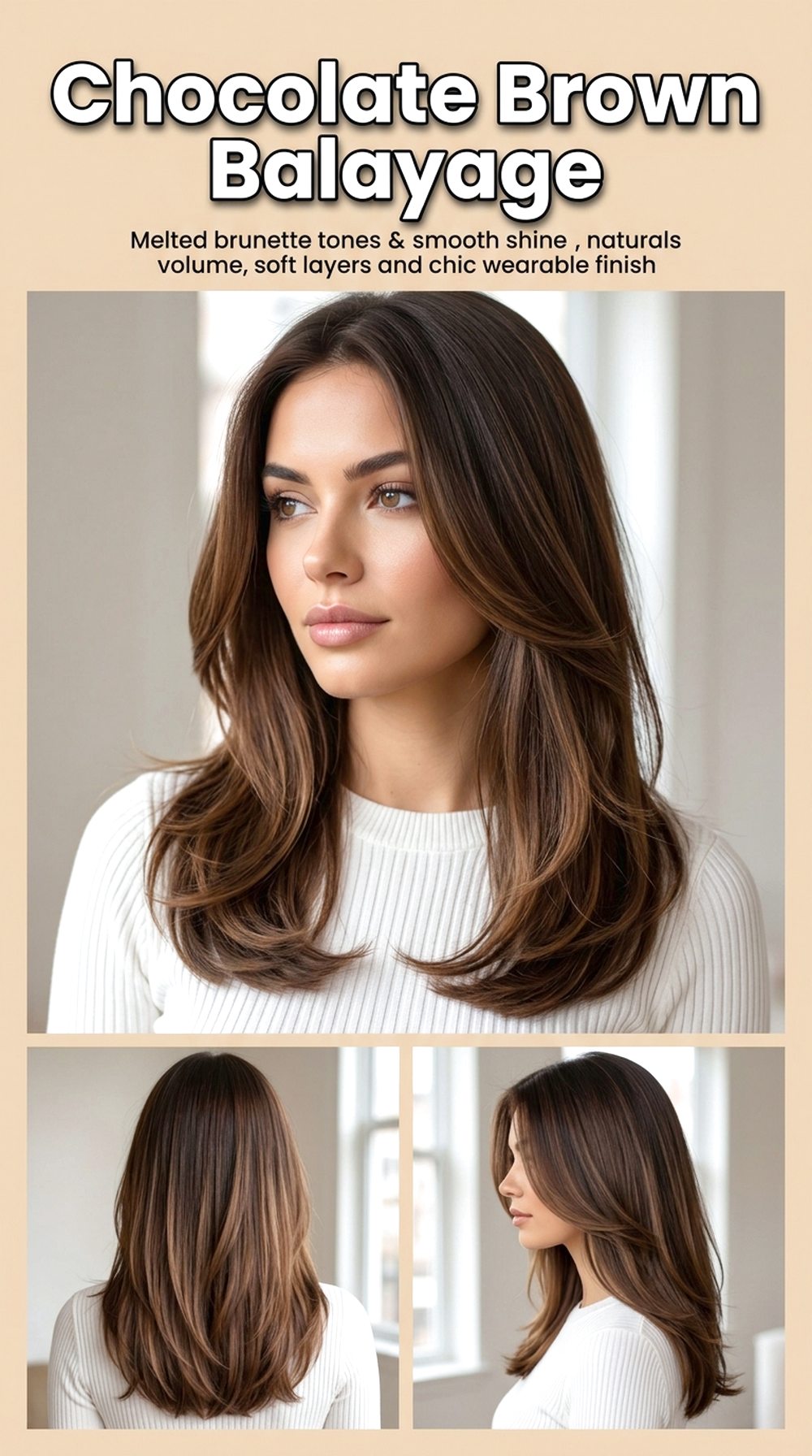 Chocolate Brown Balayage