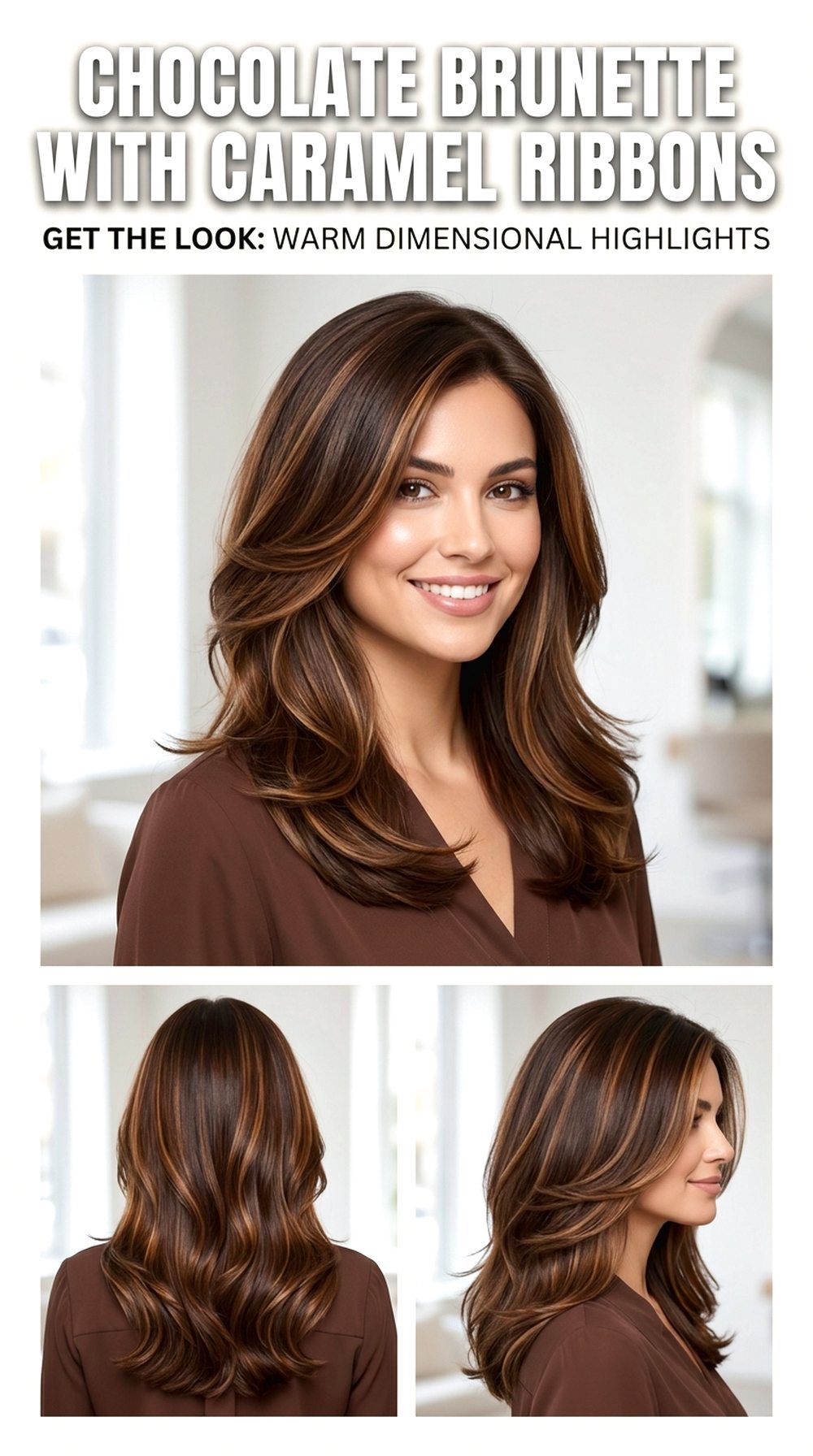 Chocolate Brunette With Caramel Ribbons