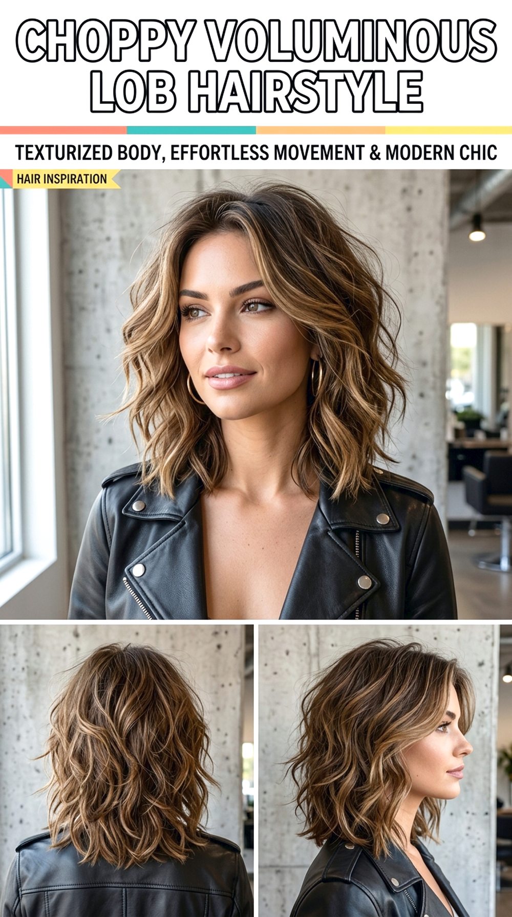 Choppy Voluminous Lob