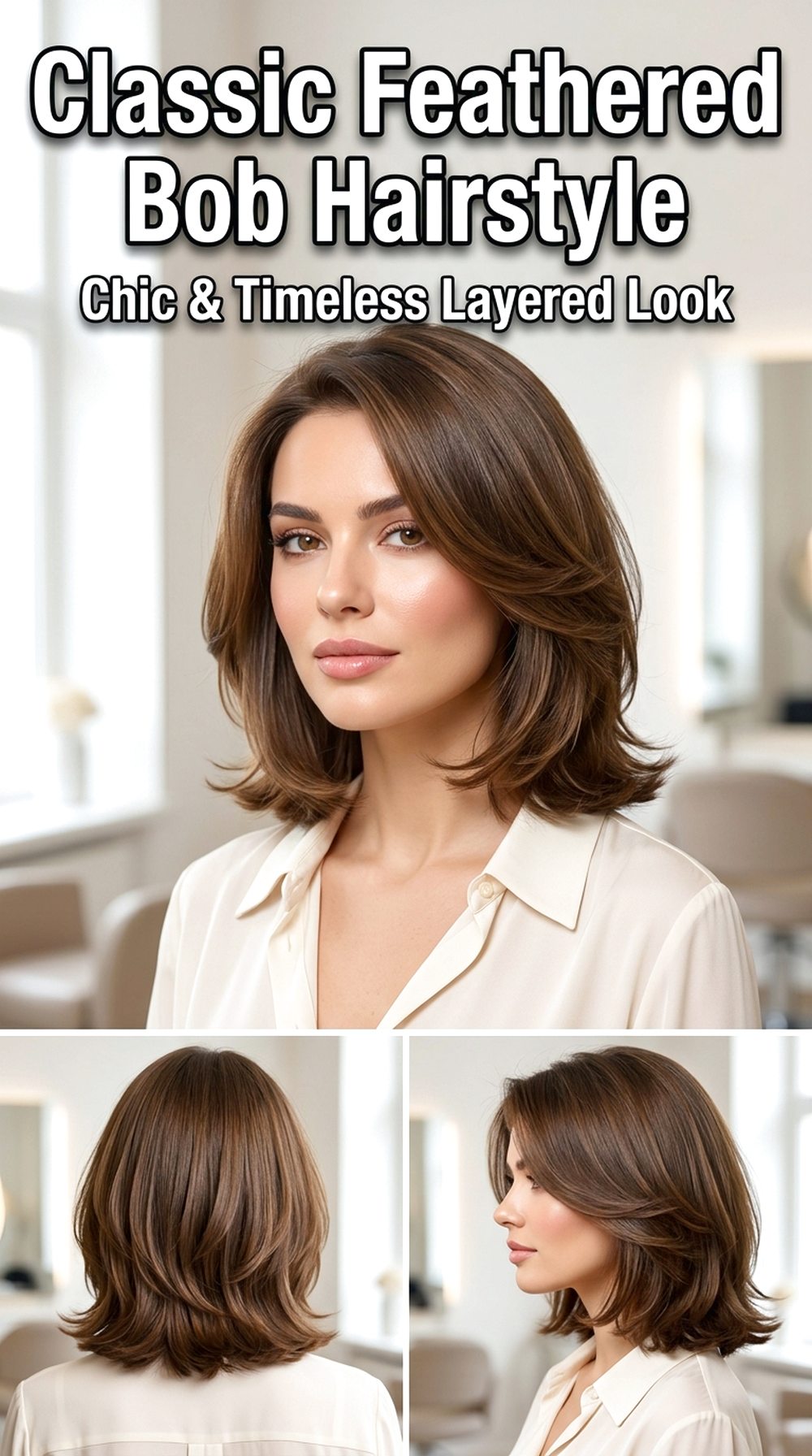Classic Feathered Bob