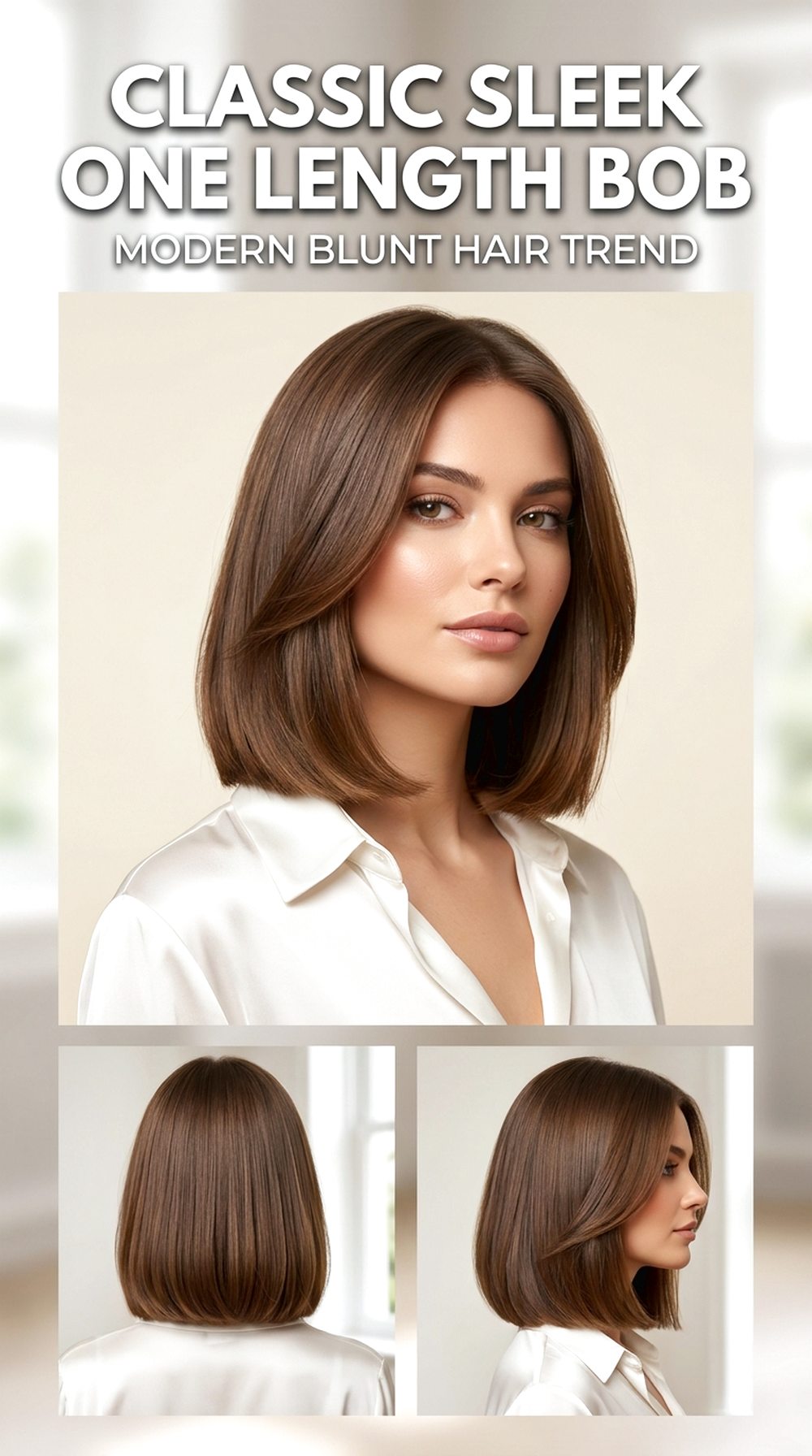 Classic Sleek One Length Bob