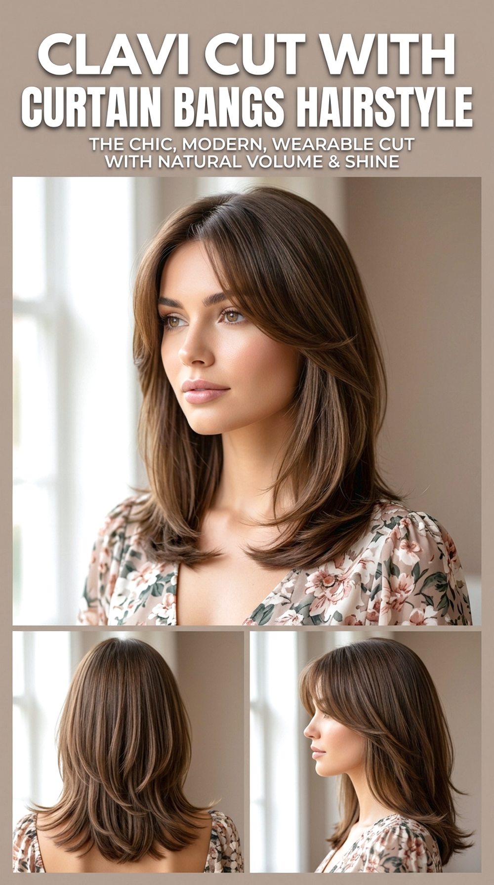 Clavi Cut With Curtain Bangs