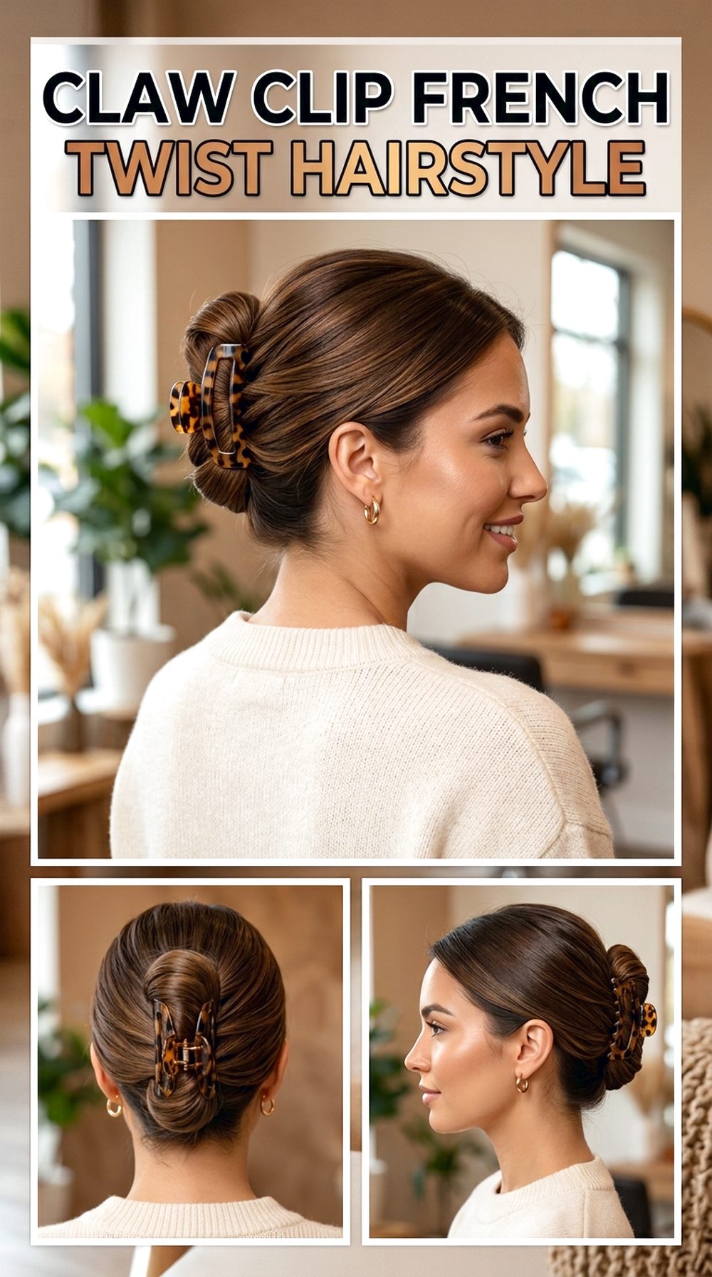 Claw Clip French Twist