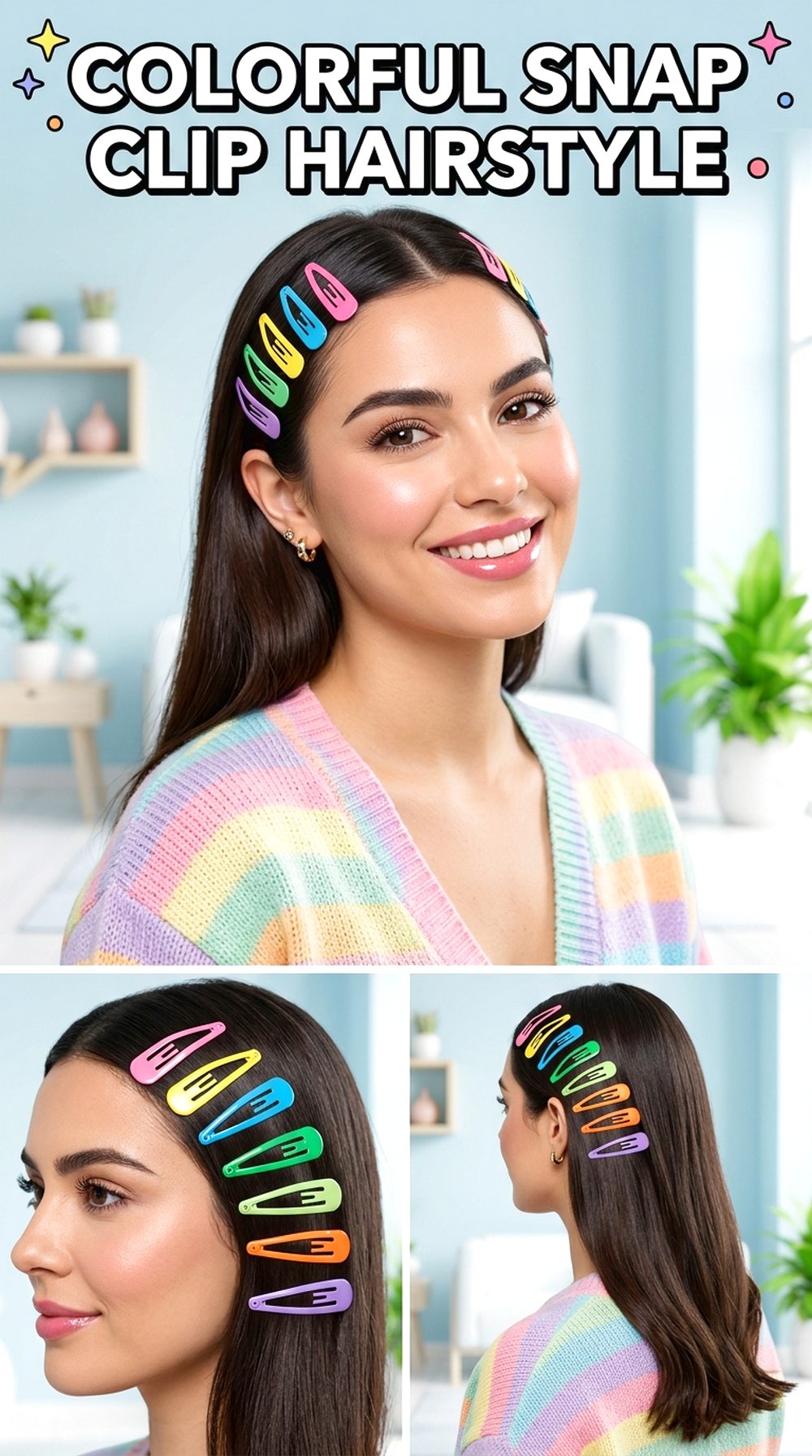 Colorful Snap Clip