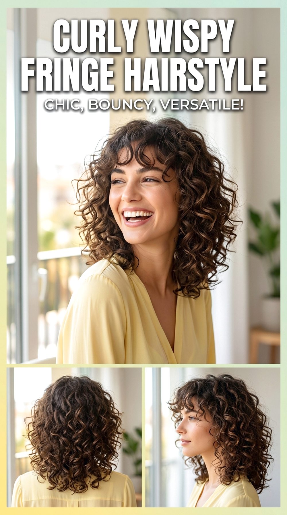 Curly Wispy Fringe
