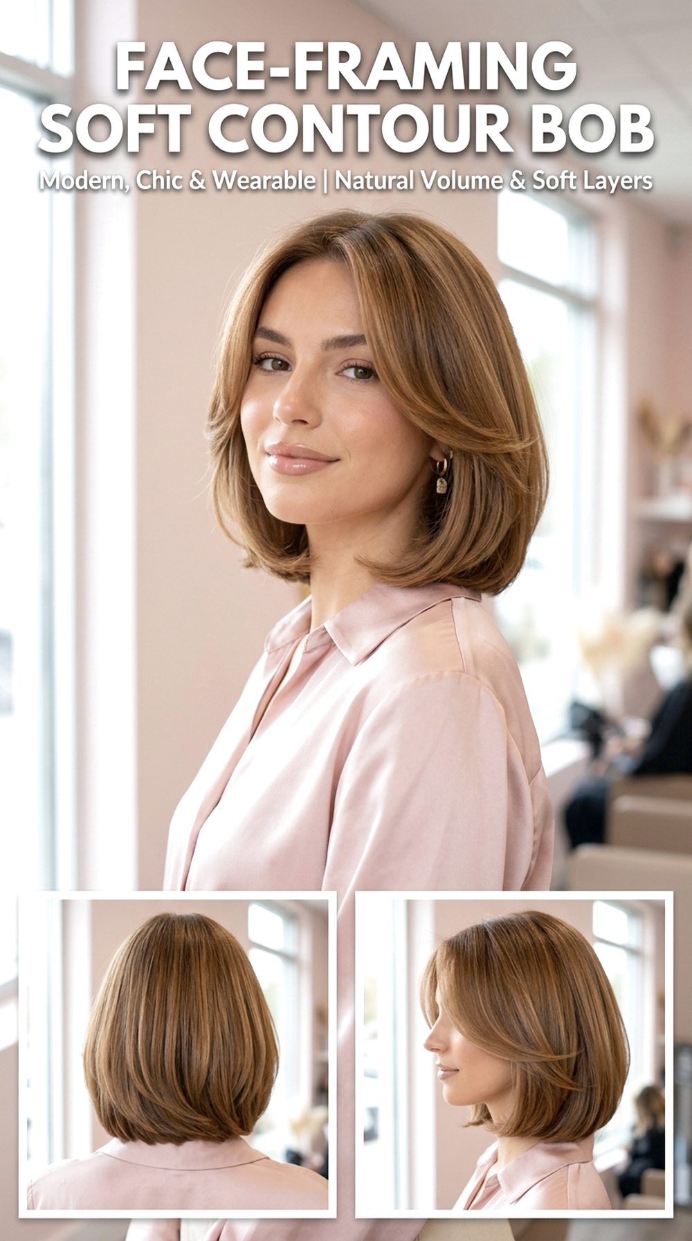Face-Framing Soft Contour Bob