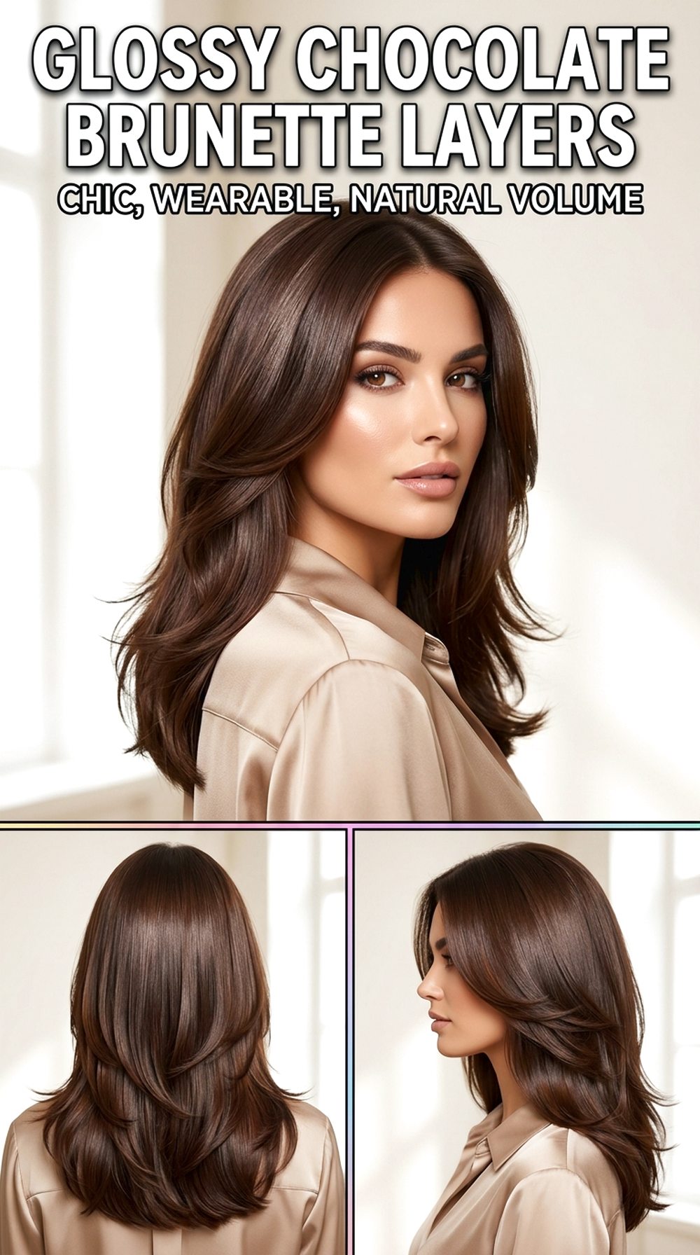 Glossy Chocolate Brunette Layers