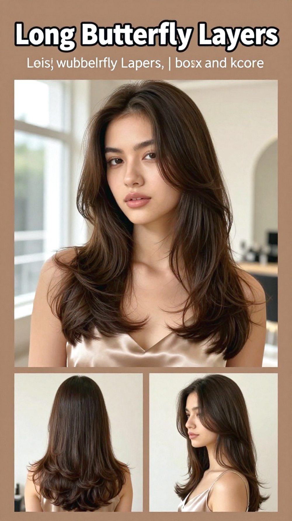 Long Butterfly Layers Hairstyle