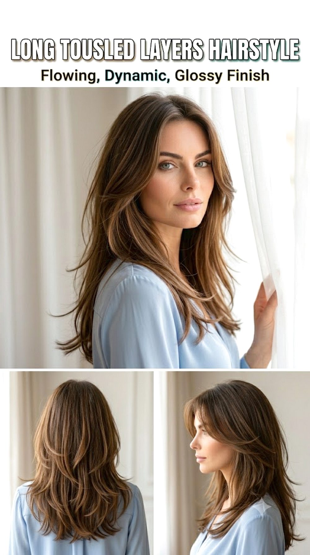 Long Tousled Layers Hairstyle