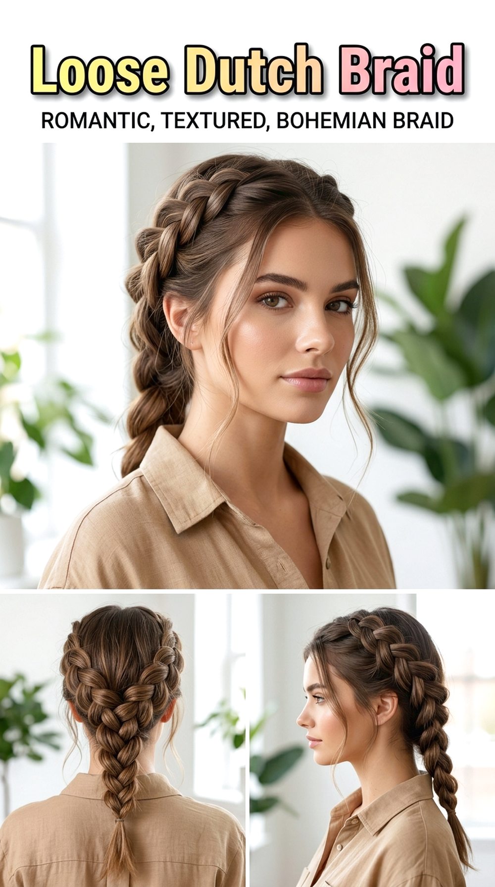 Loose Dutch Braid