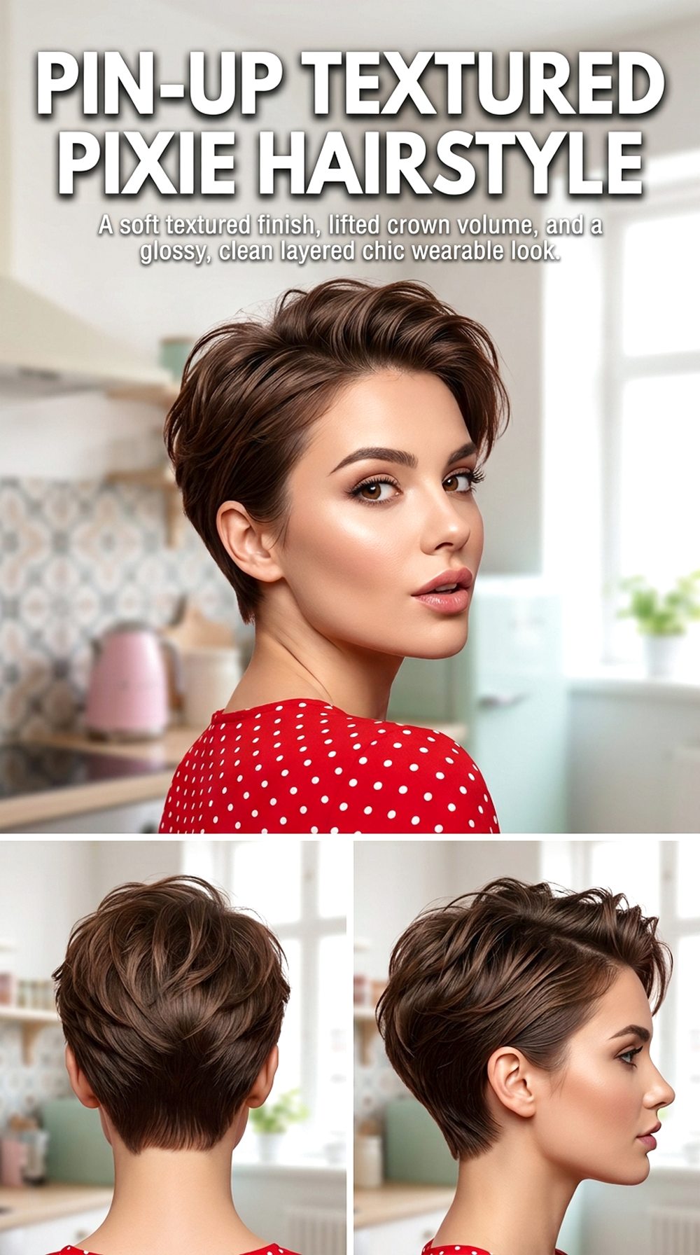 Pin-Up Textured Pixie
