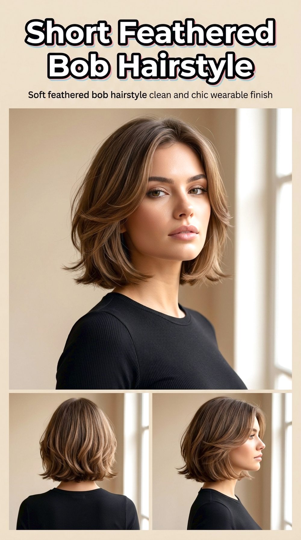 Short Feathered Bob