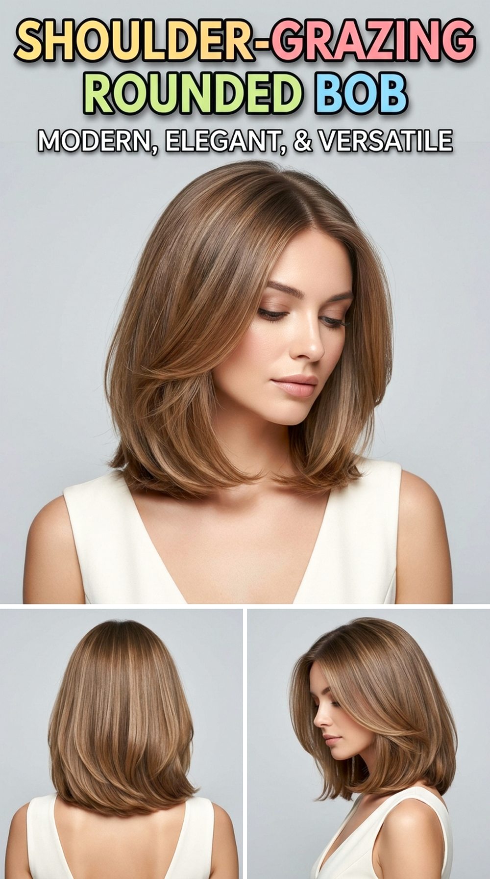 Shoulder-Grazing Rounded Bob