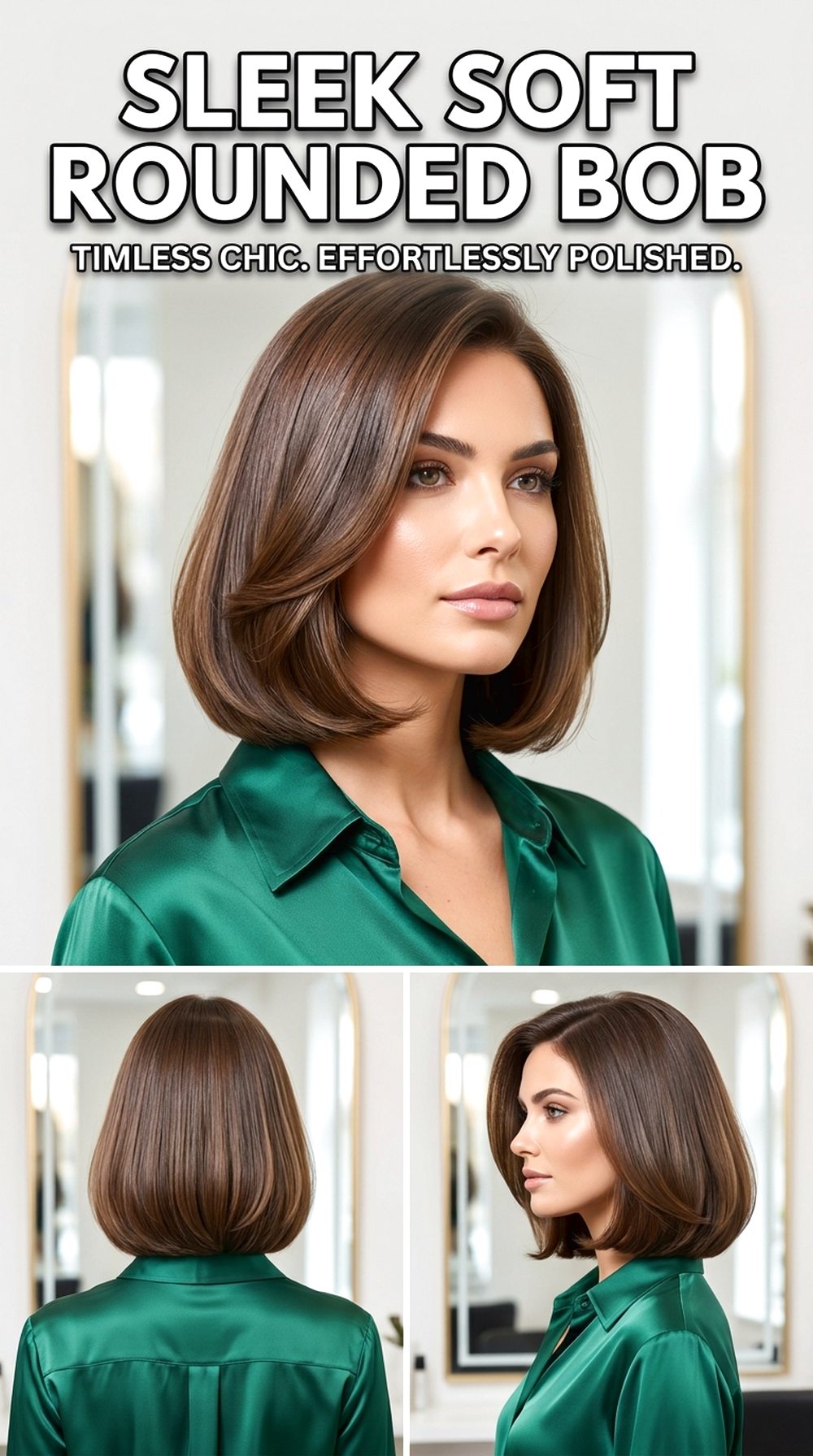 Sleek Soft Rounded Bob