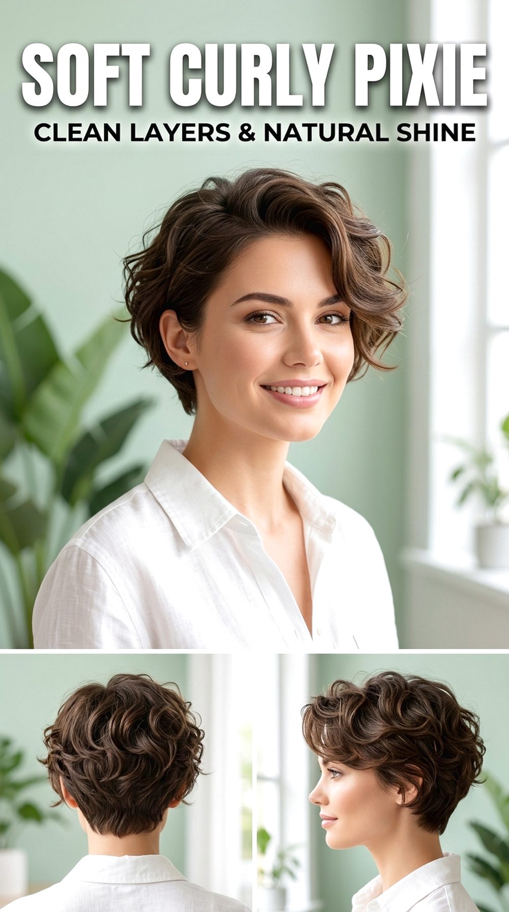 Soft Curly Pixie